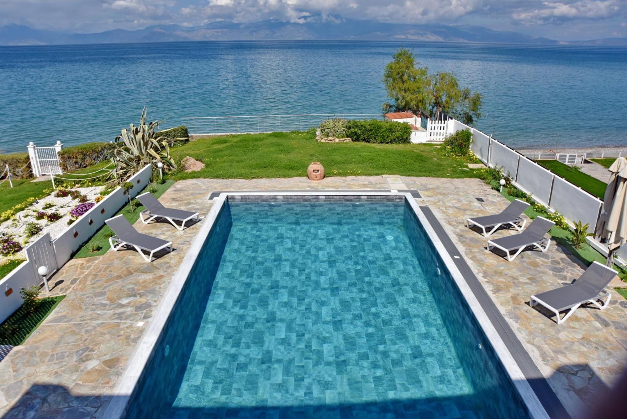 Antorina Beachfront Villas With Private Pools Kamari  Exterior foto